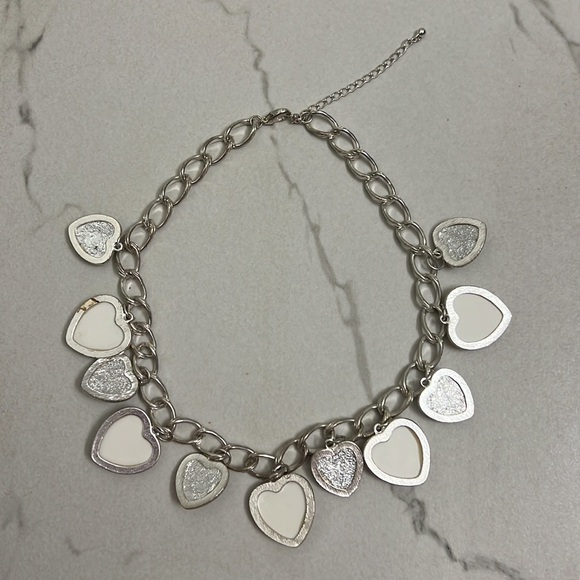 jcpenney Jewelry Elegant Dangling Heart Strand Necklace Valentines